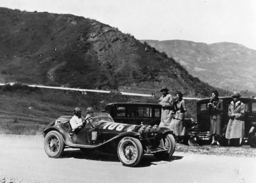 Borzacchini at the 1932 Mille Miglia